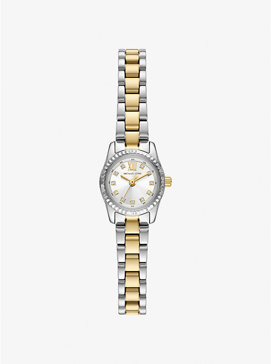 Michael Kors Lexington Two-Tone Inlaid Microwatch MK4903