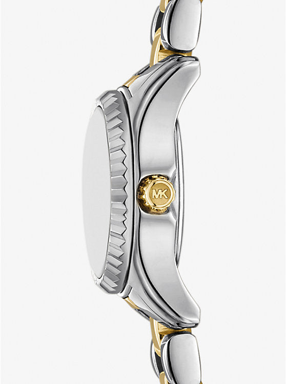 Michael Kors Lexington Two-Tone Inlaid Microwatch MK4903