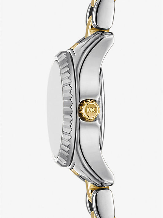 Michael Kors Lexington Two-Tone Inlaid Microwatch MK4903