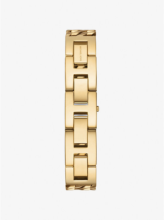 Michael Kors Darrington Mini Gold-Tone Link Watch MK4907