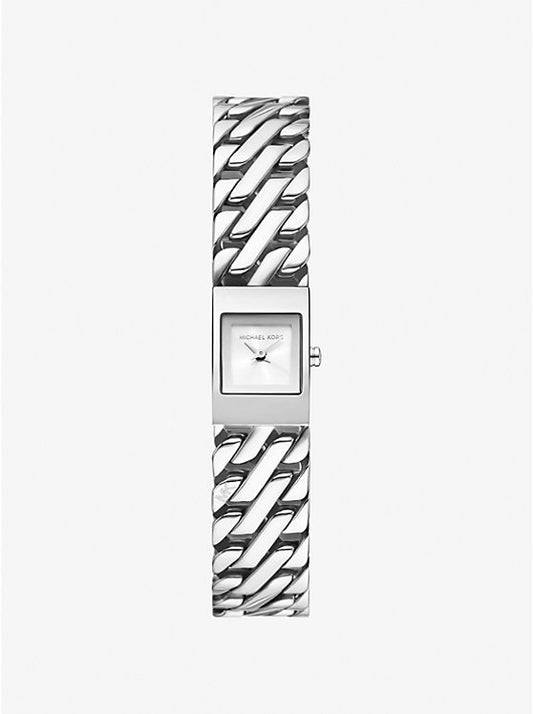 Michael Kors Darrington Mini Silver-Tone Link Watch MK4909