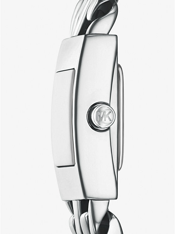Michael Kors Darrington Mini Silver-Tone Link Watch MK4909