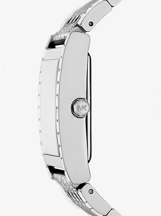 Michael Kors Limited Edition Georgie Watch in Silver Tone with Pave Inlay MK4938LE