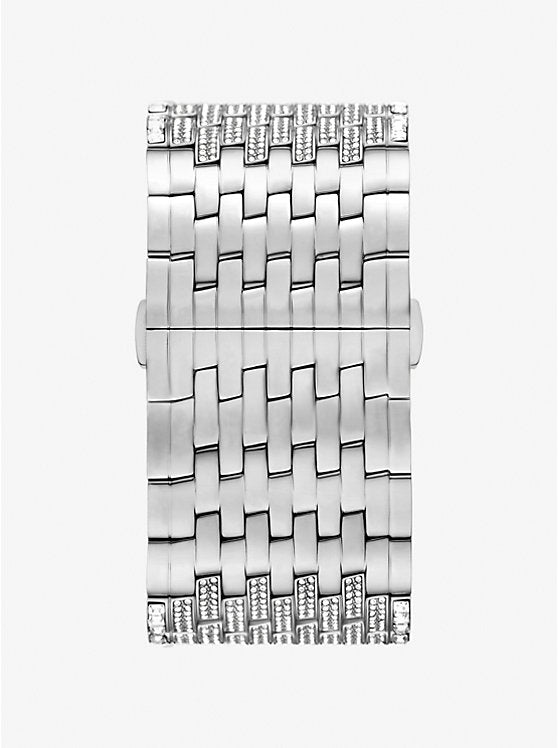 Michael Kors Limited Edition Georgie Watch in Silver Tone with Pave Inlay MK4938LE