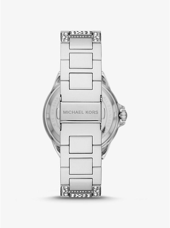 Michael Kors Camille watch with oversized silver-tone pave MK6957