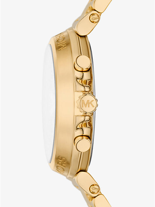 Michael Kors Maren oversize watch in gold tone MK7493
