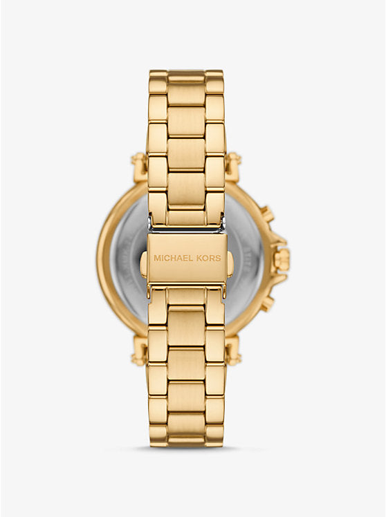 Michael Kors Maren oversize watch in gold tone MK7493