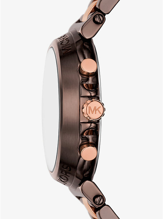 Michael Kors Maren oversized two-tone watch MK7496