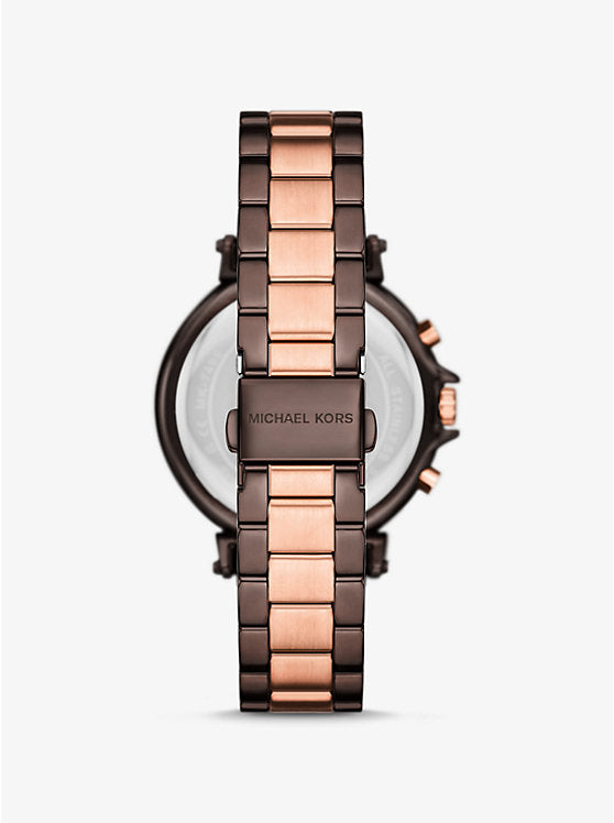 Michael Kors Maren oversized two-tone watch MK7496