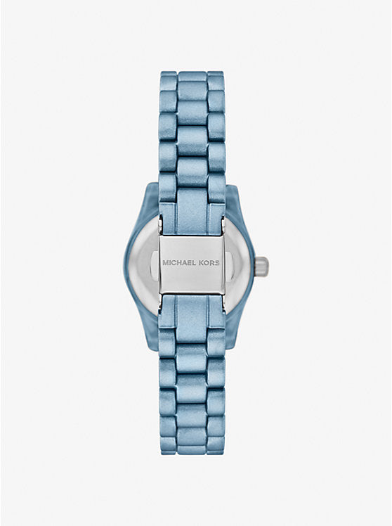 Michael Kors Small limited edition Lexington watch in blue MK7519LE