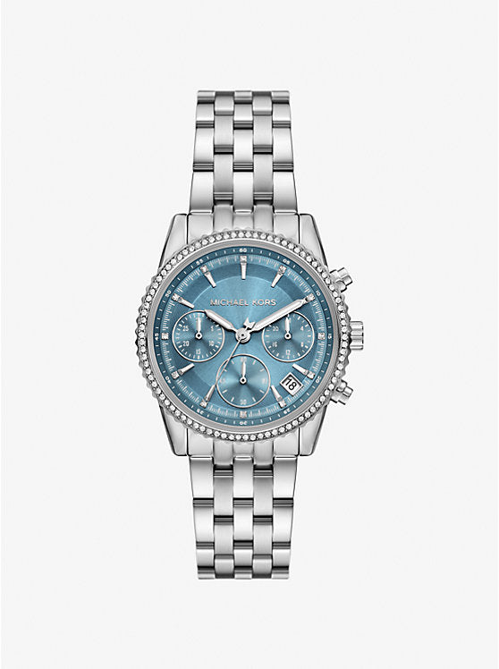 Michael Kors Bryant mini silver-tone watch MK7539