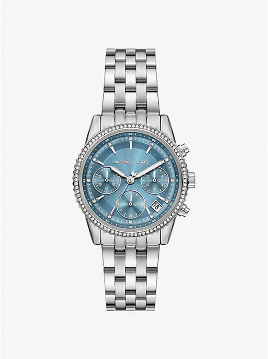 Michael Kors Bryant mini silver-tone watch MK7539