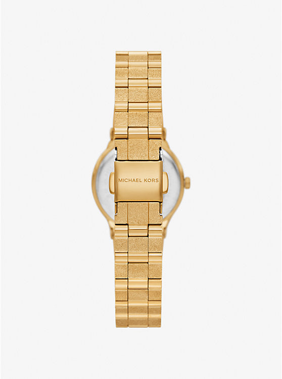 Michael Kors Reloj Billie petite en tono dorado esmerilado MK7554