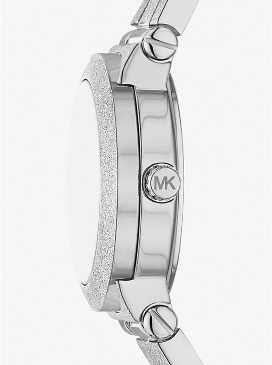 Michael Kors Reloj Billie petite en tono plateado esmerilado MK7555