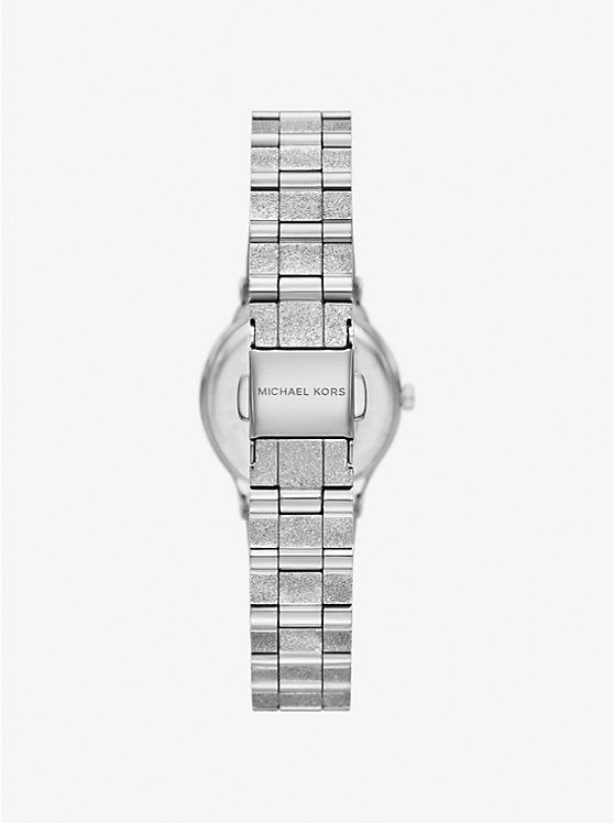 Michael Kors Reloj Billie petite en tono plateado esmerilado MK7555