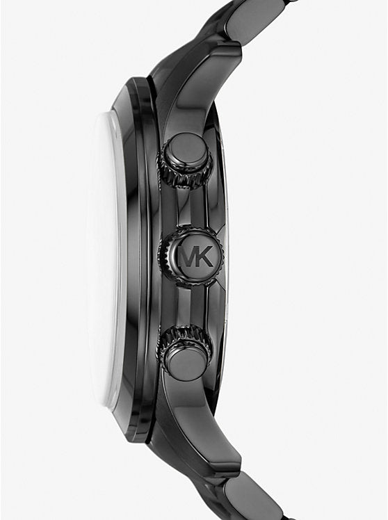 Michael Kors Oversize Runway watch in black tone MK9073
