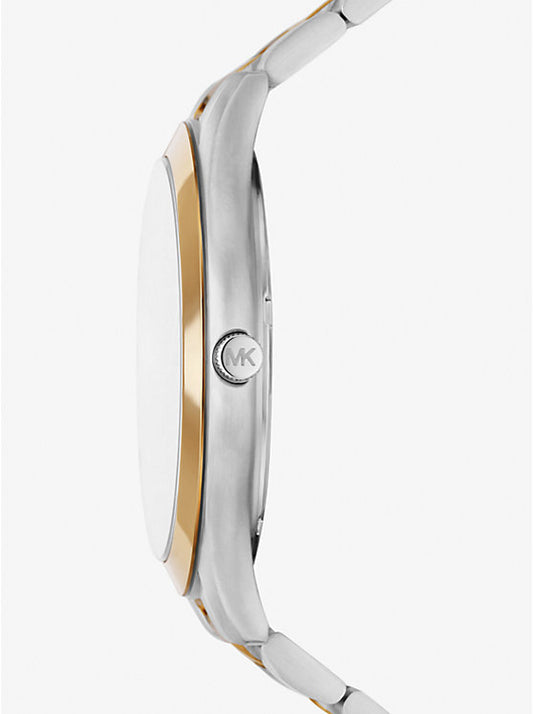 Michael Kors Slim oversized two-tone Runway watch MK9149
