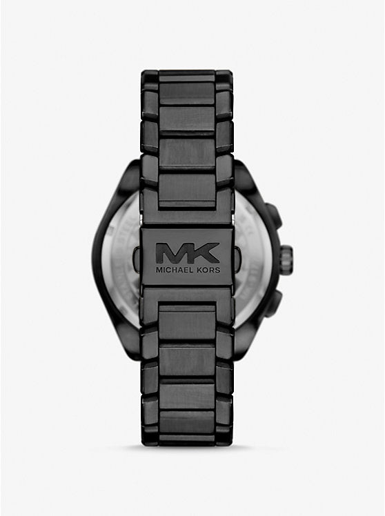 Michael Kors Accelerator 2.0 oversized watch in black MK9179