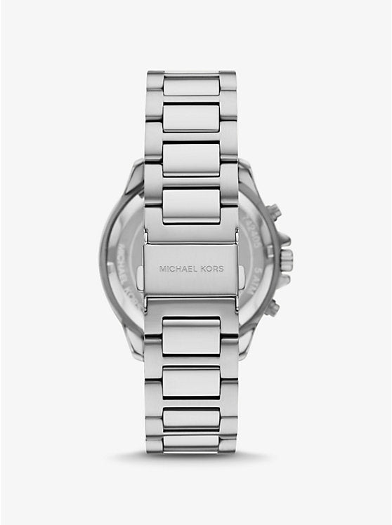 Michael Kors Sage oversized silver-tone watch MK9191