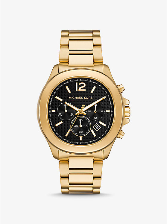 Michael Kors Sage oversized gold-tone watch MK9192