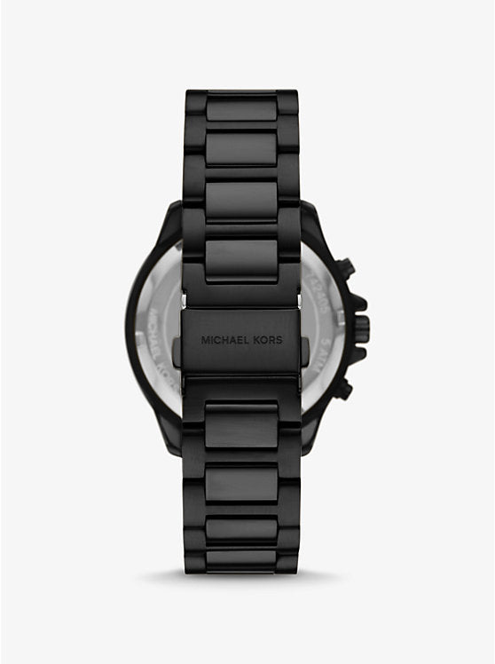 Michael Kors Sage oversized watch in black MK9193