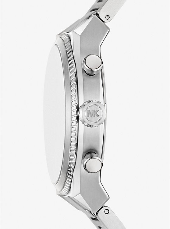 Michael Kors Oversized silver-tone Panorama watch MK9196