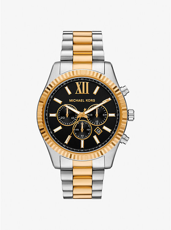 Michael Kors Lexington Oversized Two-Tone Watch MK9207