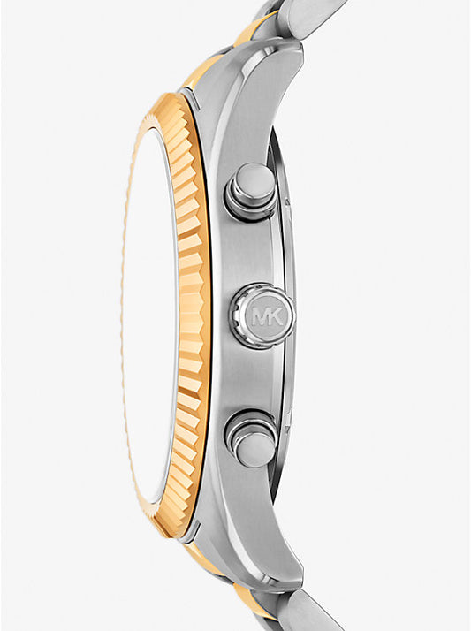 Michael Kors Lexington Oversized Two-Tone Watch MK9207