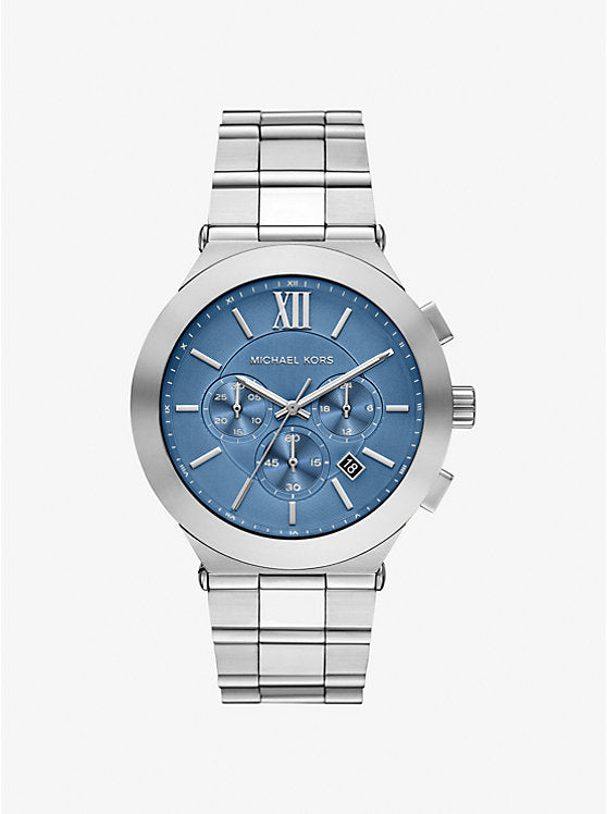 Michael Kors Billie oversized watch in silver tone MK9222