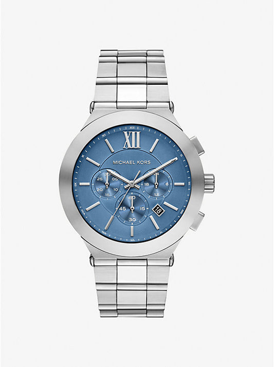 Michael Kors Billie oversized watch in silver tone MK9222