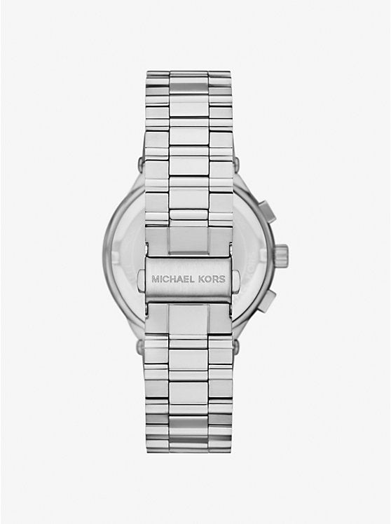 Michael Kors Billie oversized watch in silver tone MK9222