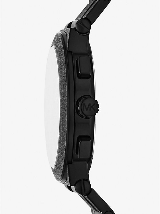 Michael Kors Oversized Billie watch in frosted black MK9223