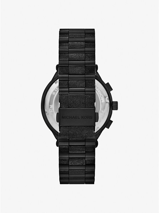 Michael Kors Oversized Billie watch in frosted black MK9223