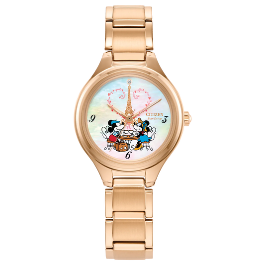 Citizen Mickey Mouse & Minnie Mouse Take Paris FE2103-52D