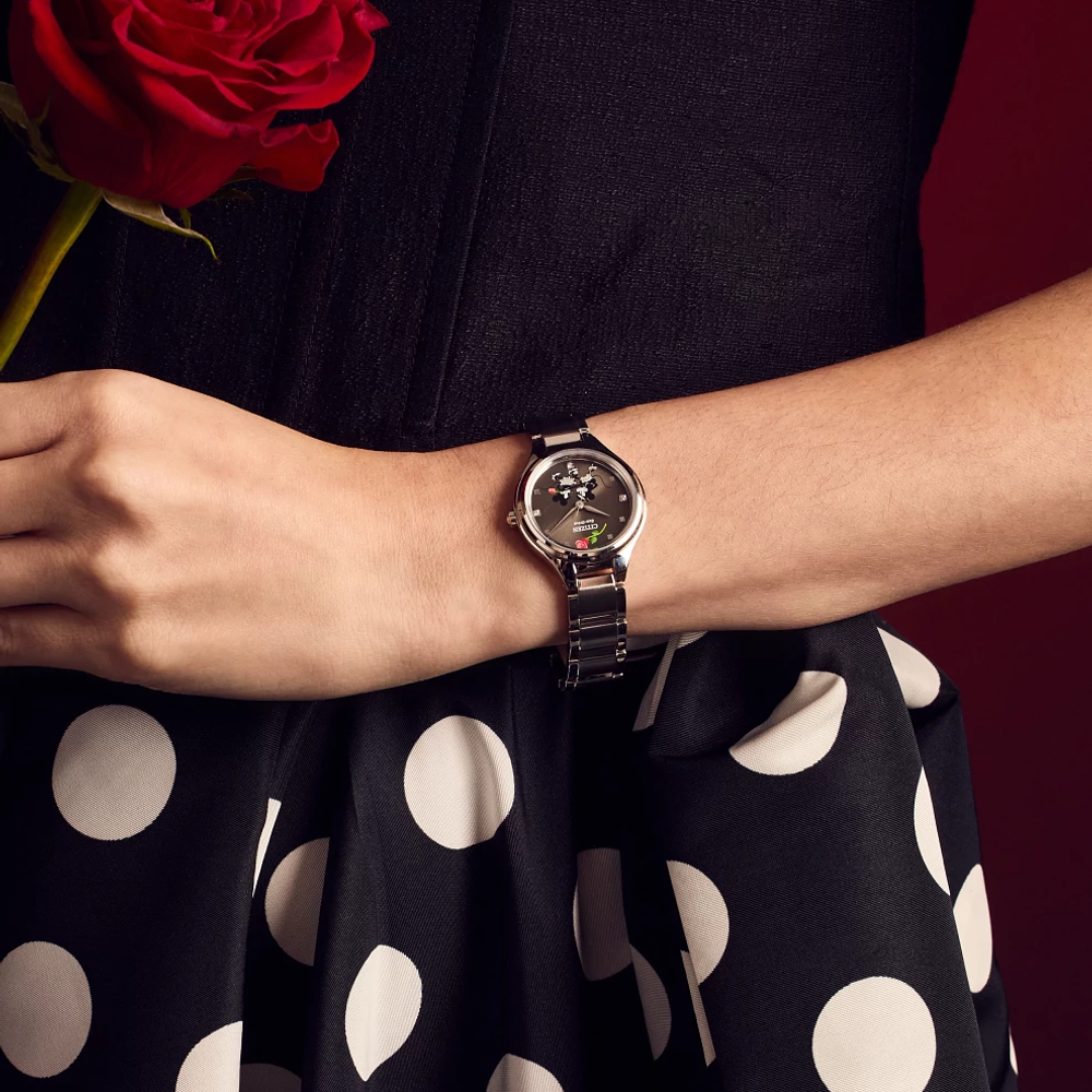 Citizen Mickey Mouse and Minnie Mouse Tango Disney FE2101-58W