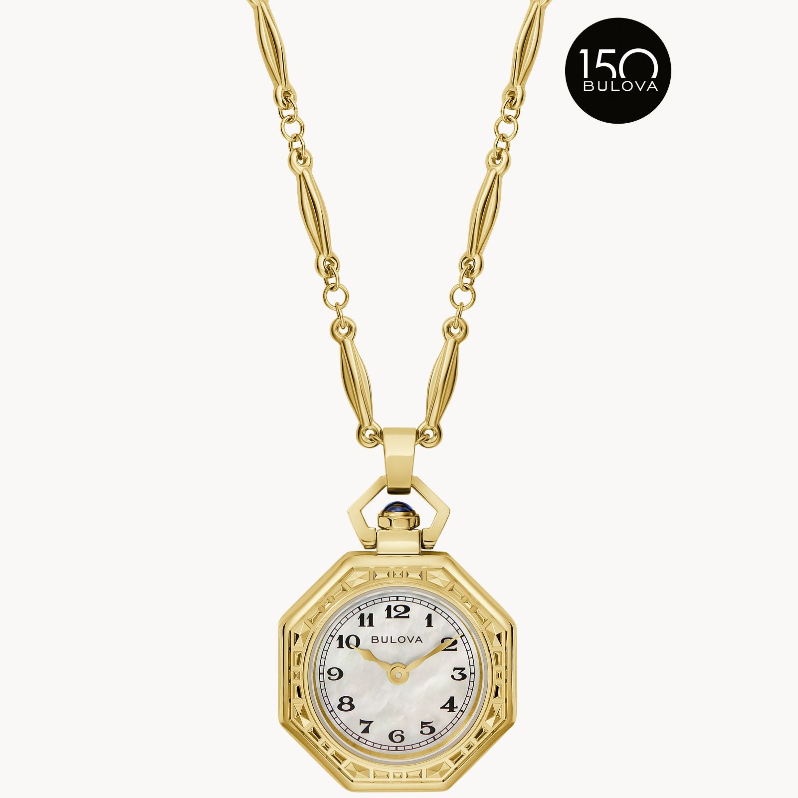 Bulova Rubaiyat Pendant Necklace Watch 97L182