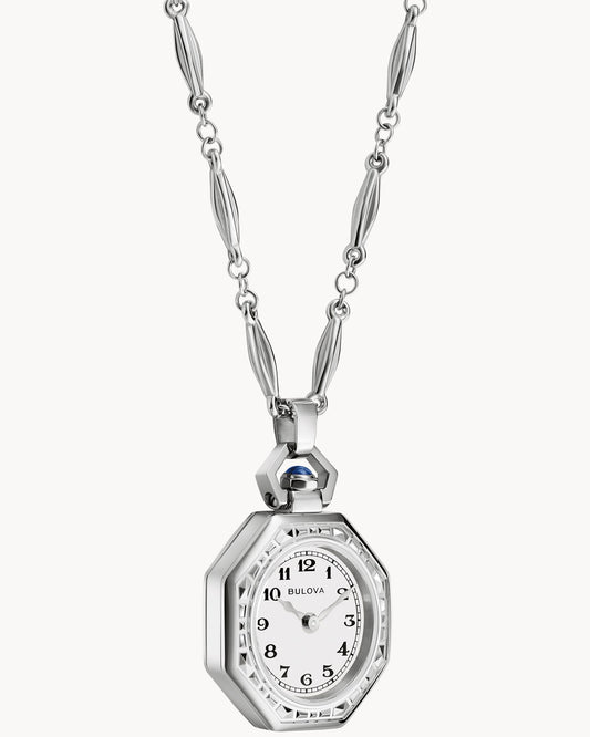 Bulova Rubaiyat Pendant Necklace Watch 96L351