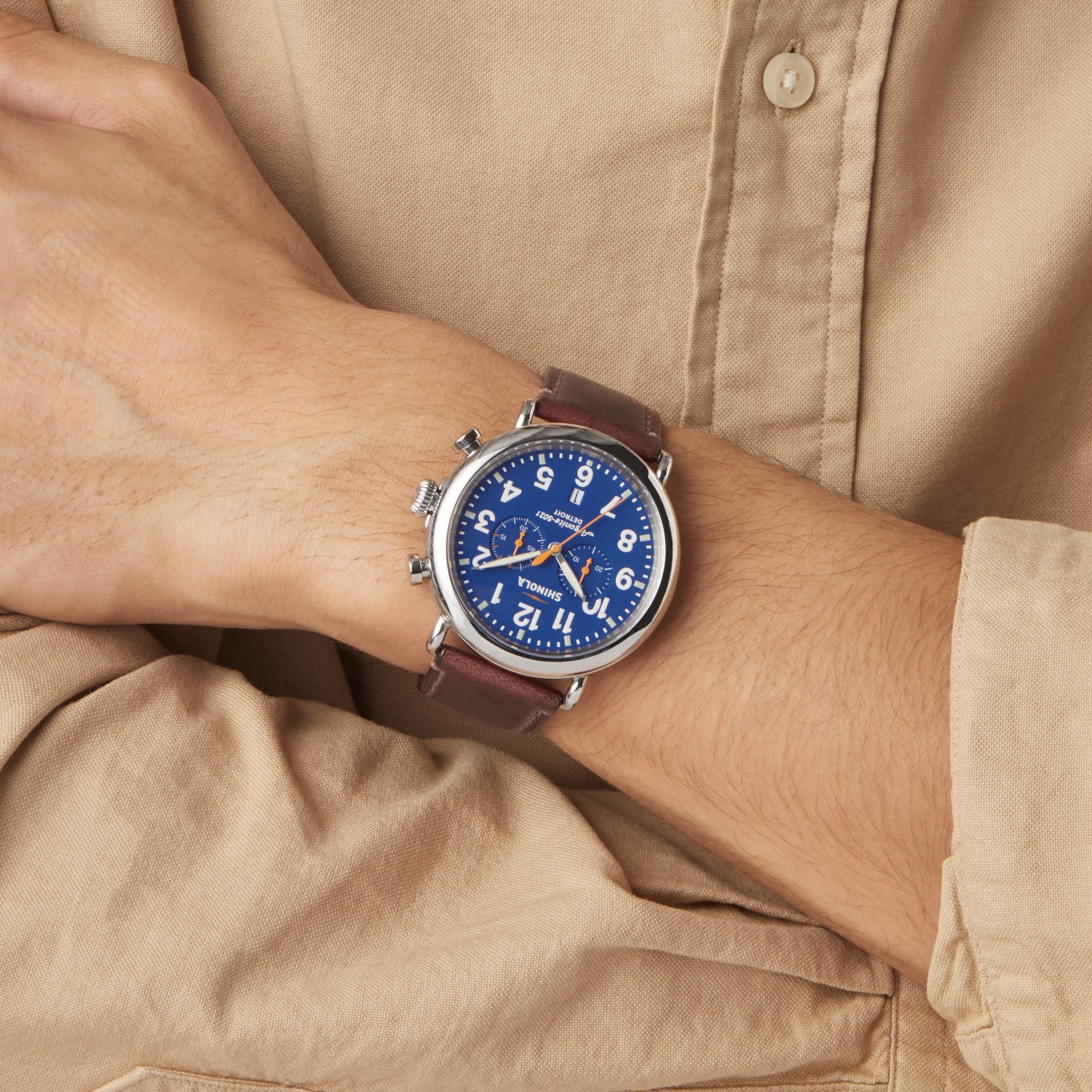 Shinola The Runwell Chrono 47mm 10000047-sdt-000009867