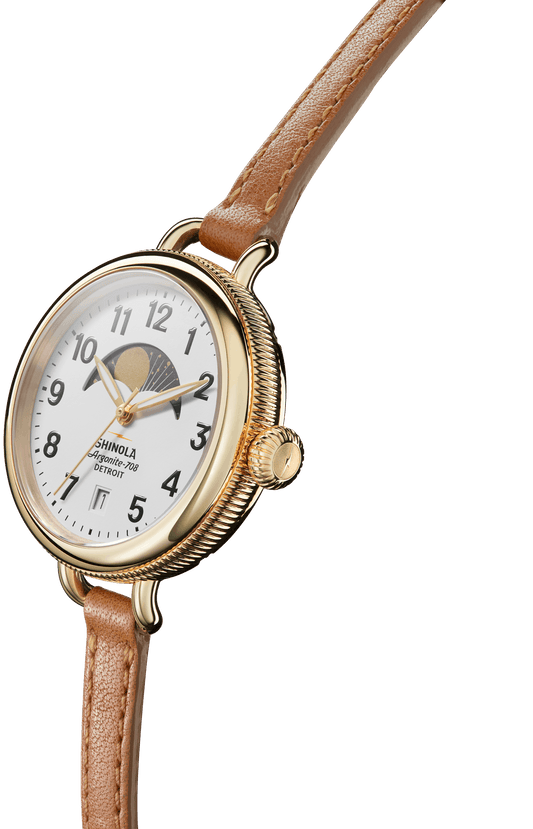 Shinola The Birdy Moon Phase 34mm 20008179-sdt-001142353