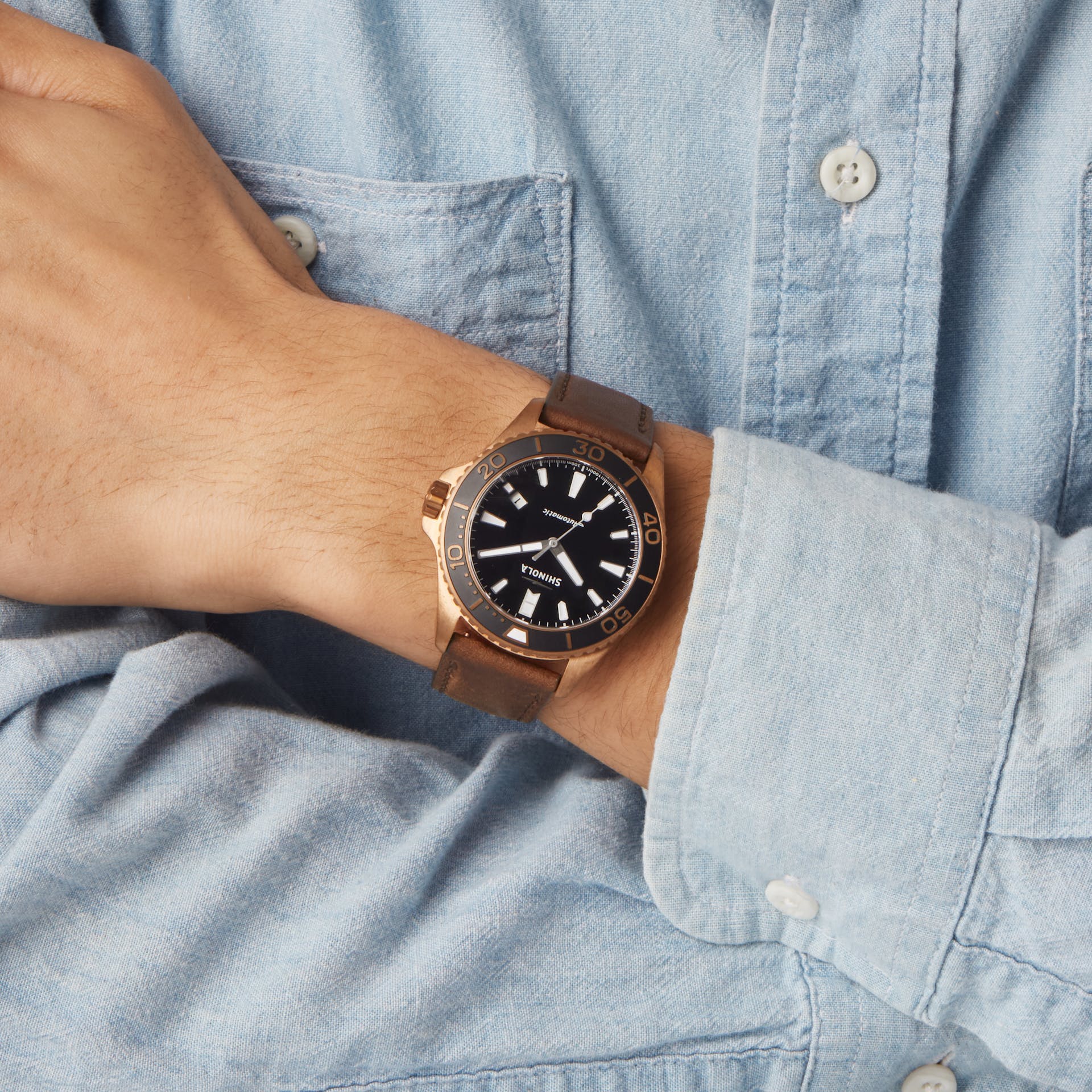 The Bronze Monster Automatic 43mm – Just In Time Watch