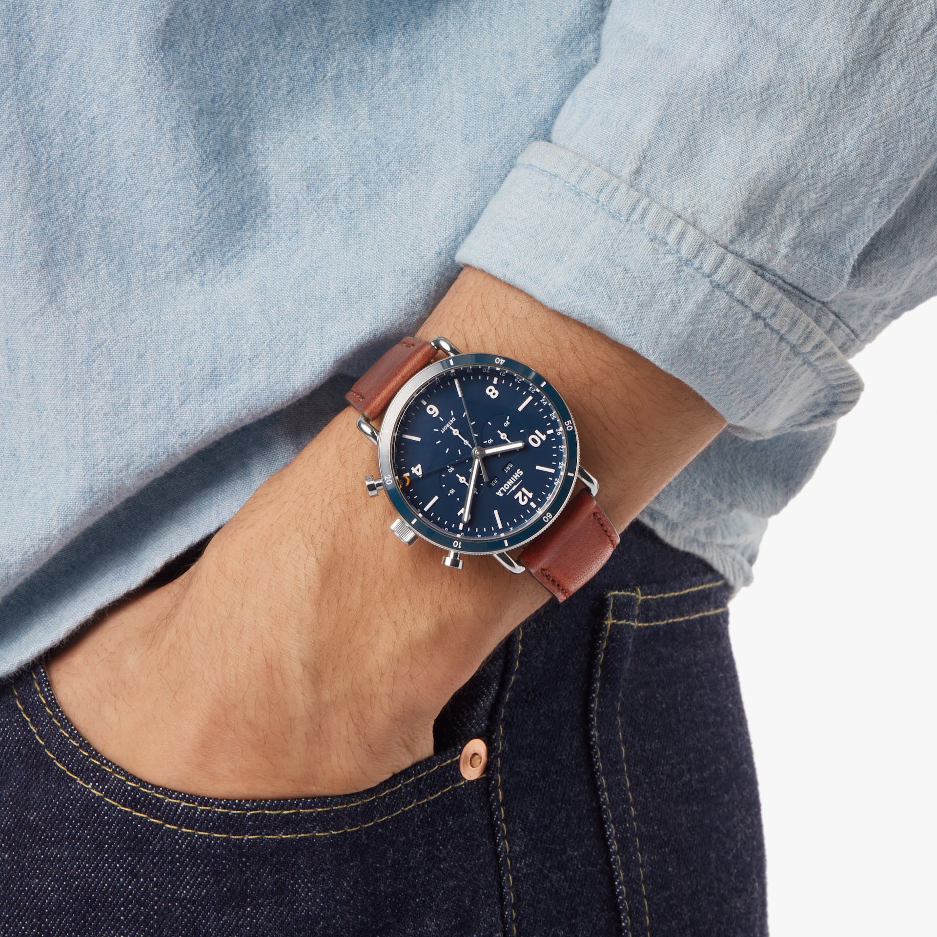 Shinola The Canfield Sport 45mm 20195579-sdt-006827945