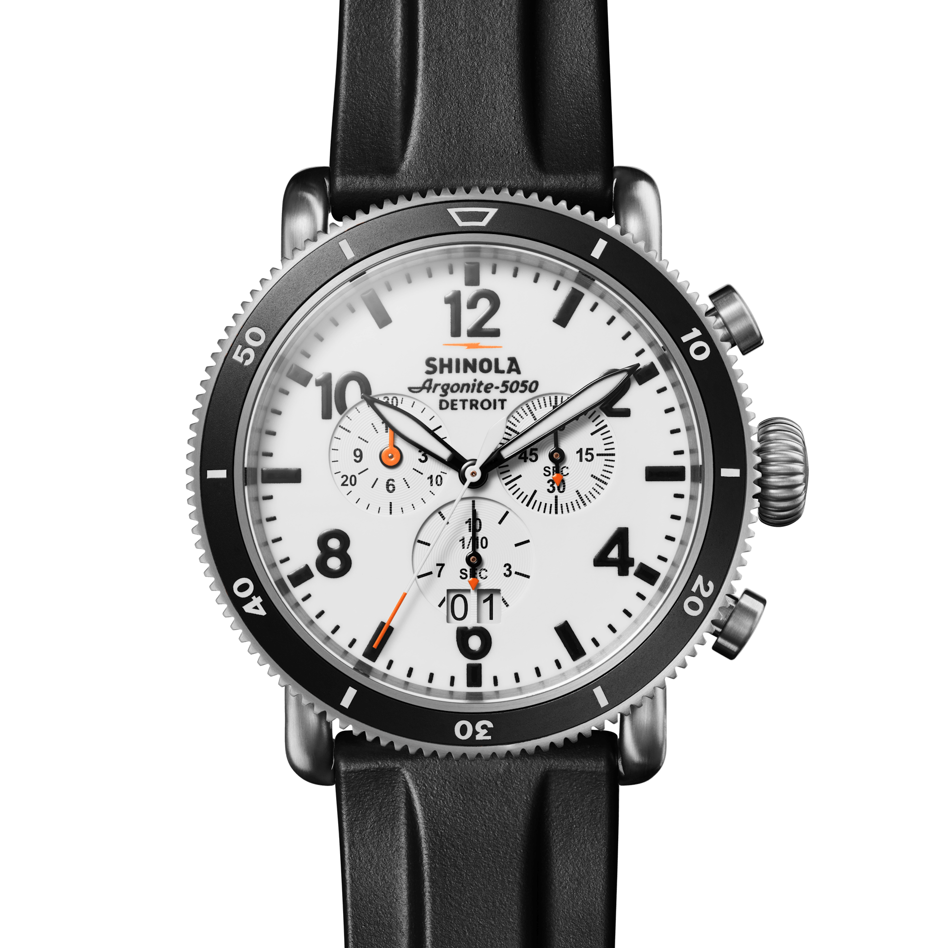 Shinola The White Hurricane 48mm 20224028-sdt-010752549
