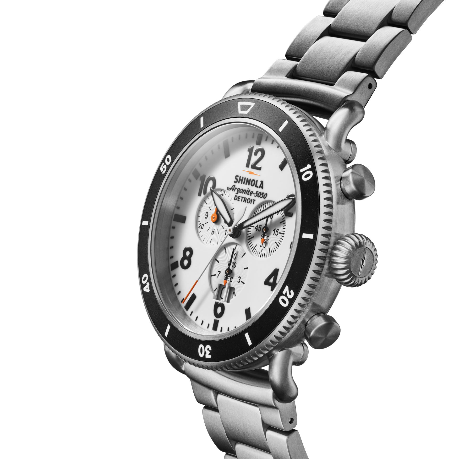 Shinola The White Hurricane 48mm 20224028-sdt-010752549