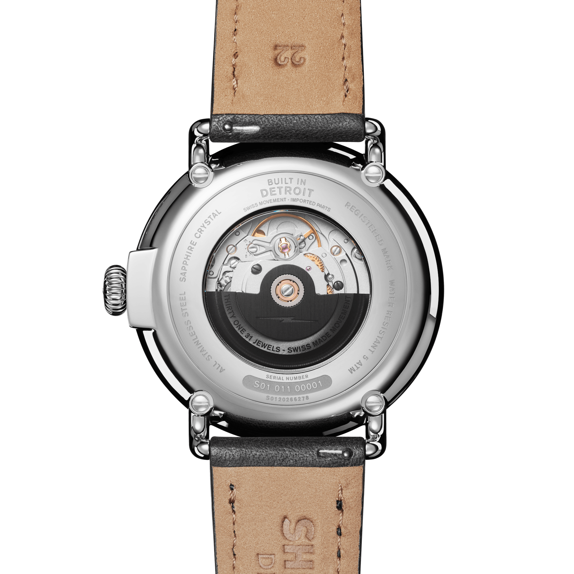 Shinola The Runwell Automatic 45mm 20266278-sdt-005696225