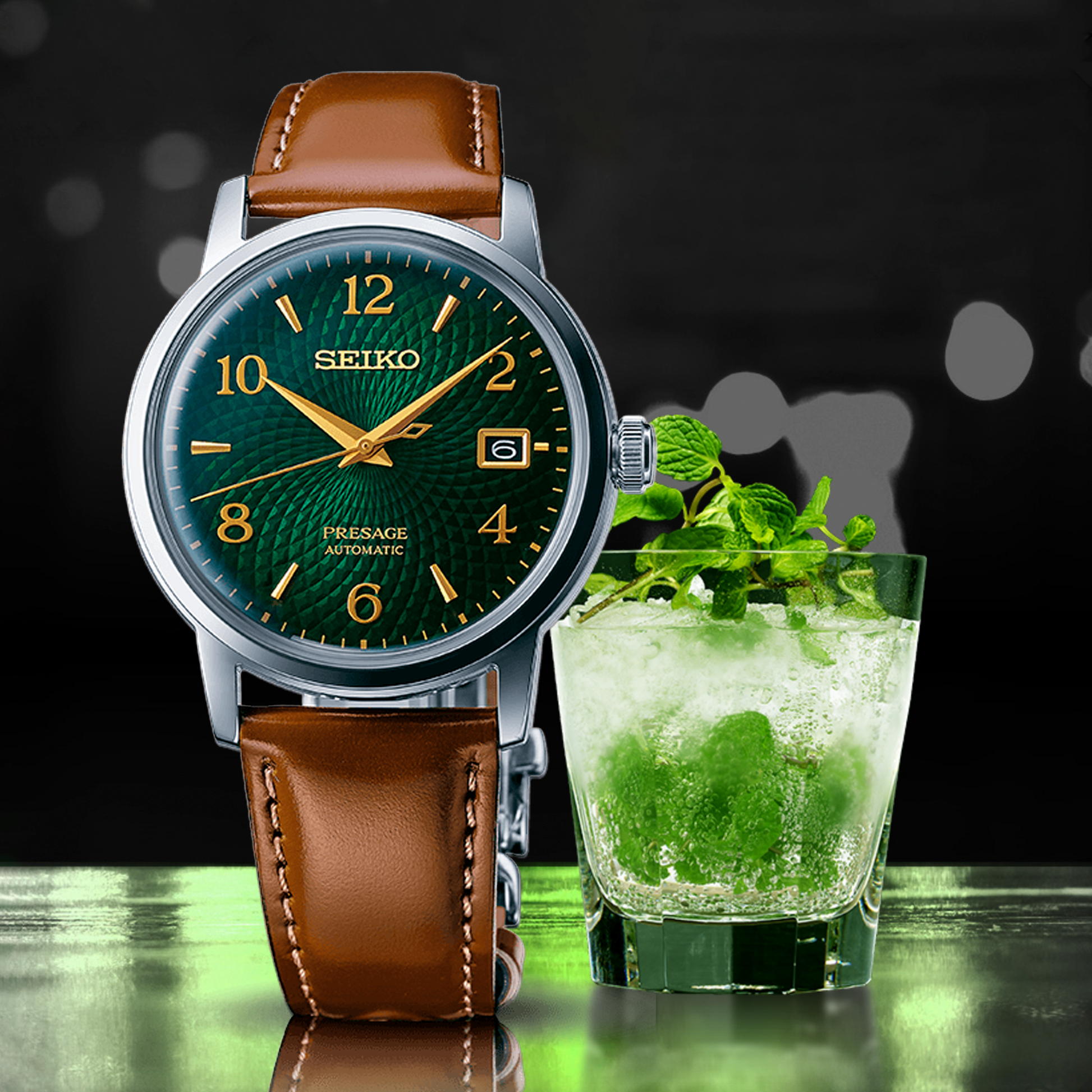 Seiko Presage Cocktail Time Watch SRPE45