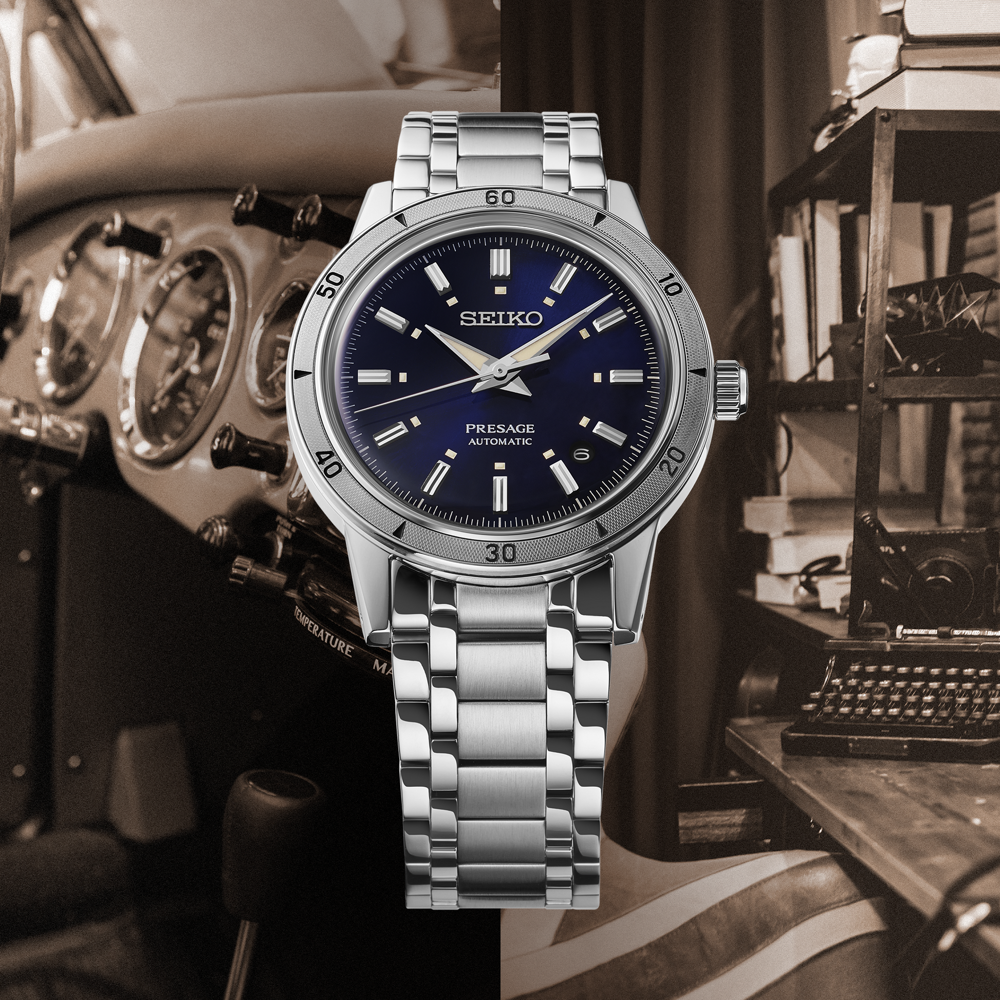 Seiko Presage Style60's Watch SRPL07