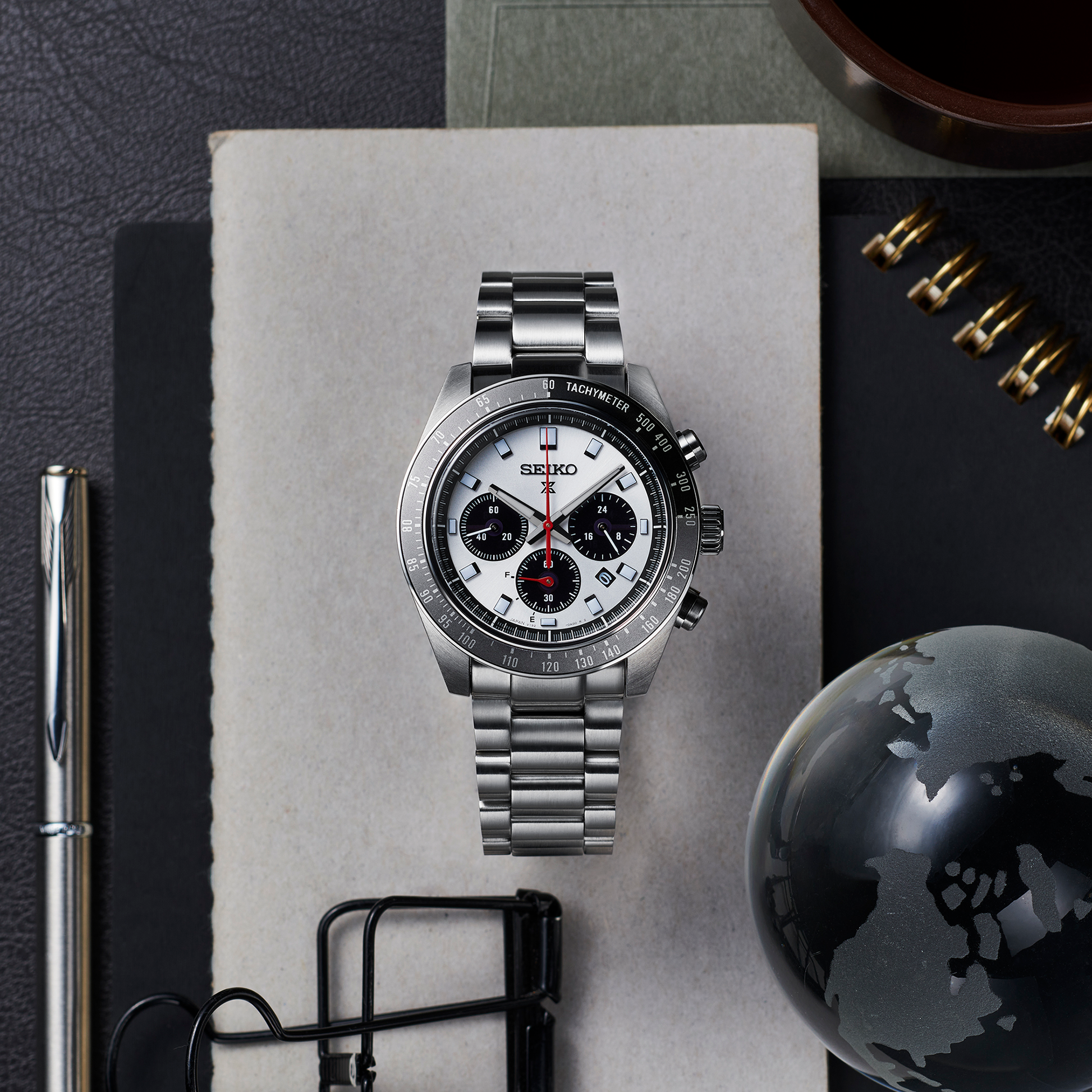 Seiko Speedtimer Solar Chronograph Watch SSC911