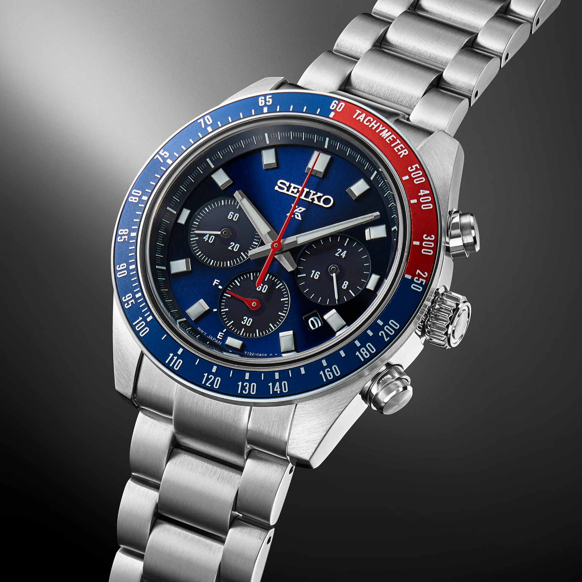 Seiko Speedtimer Solar Chronograph Watch SSC913