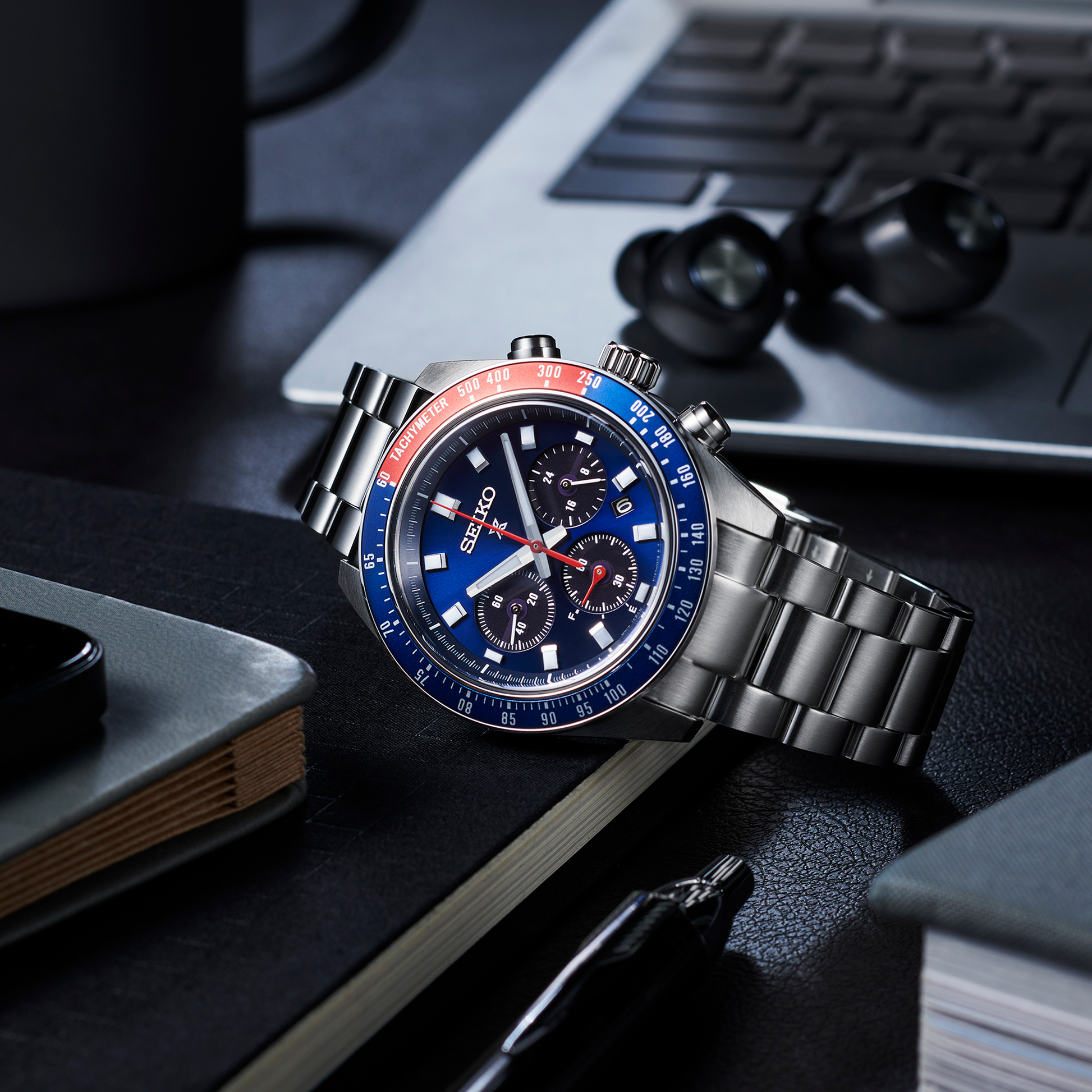 Seiko Speedtimer Solar Chronograph Watch SSC913