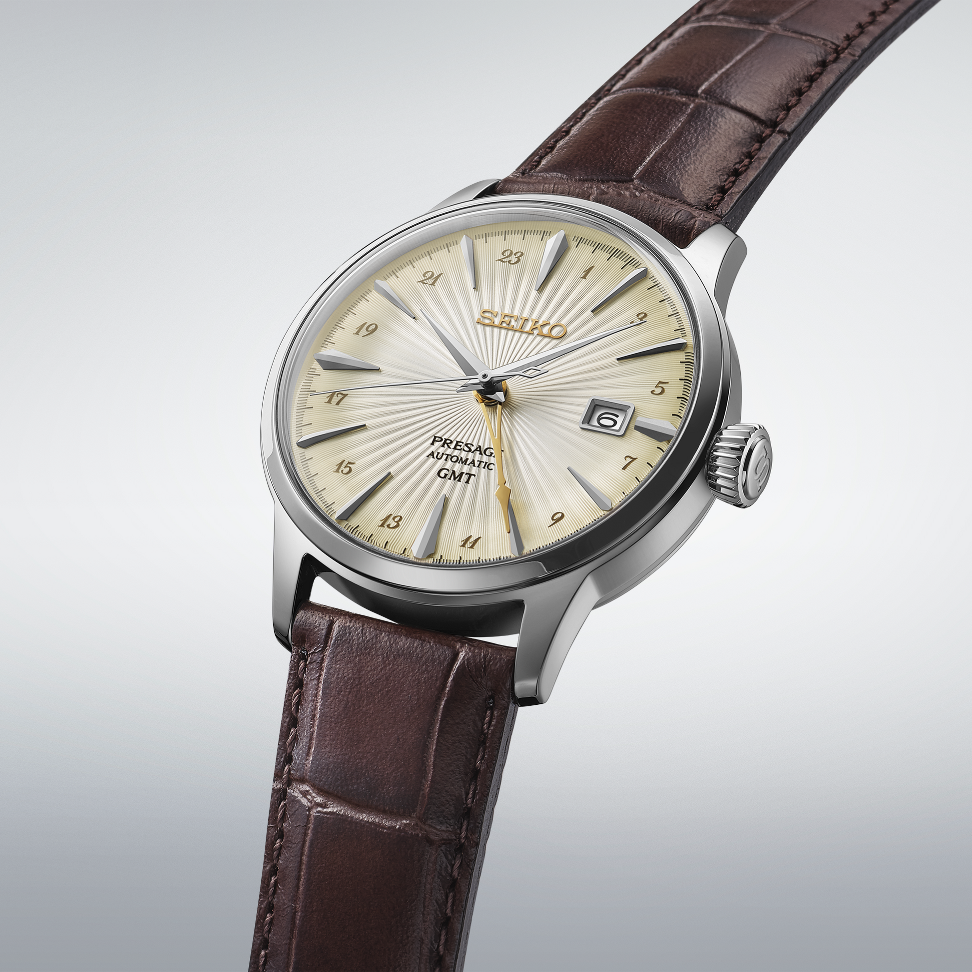 Seiko Presage Cocktail Time GMT Watch SSK041